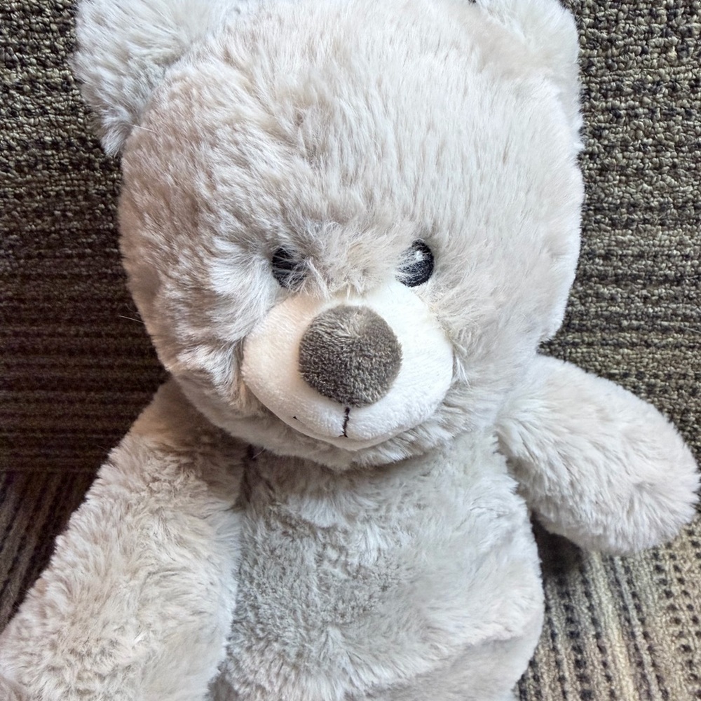 Plush Tan Teddy Bear Stuffed Animal Toy Rattle 13” Spark Soft - Picture 2 of 11